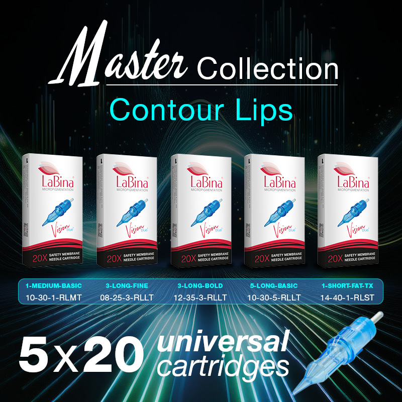 Contour Needles for Lips – Vision blue Master-Collection
