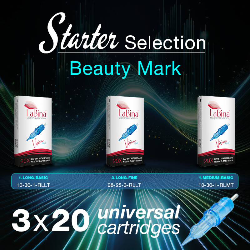 Needles for Beauty marks – Vision blue Starter-Selection