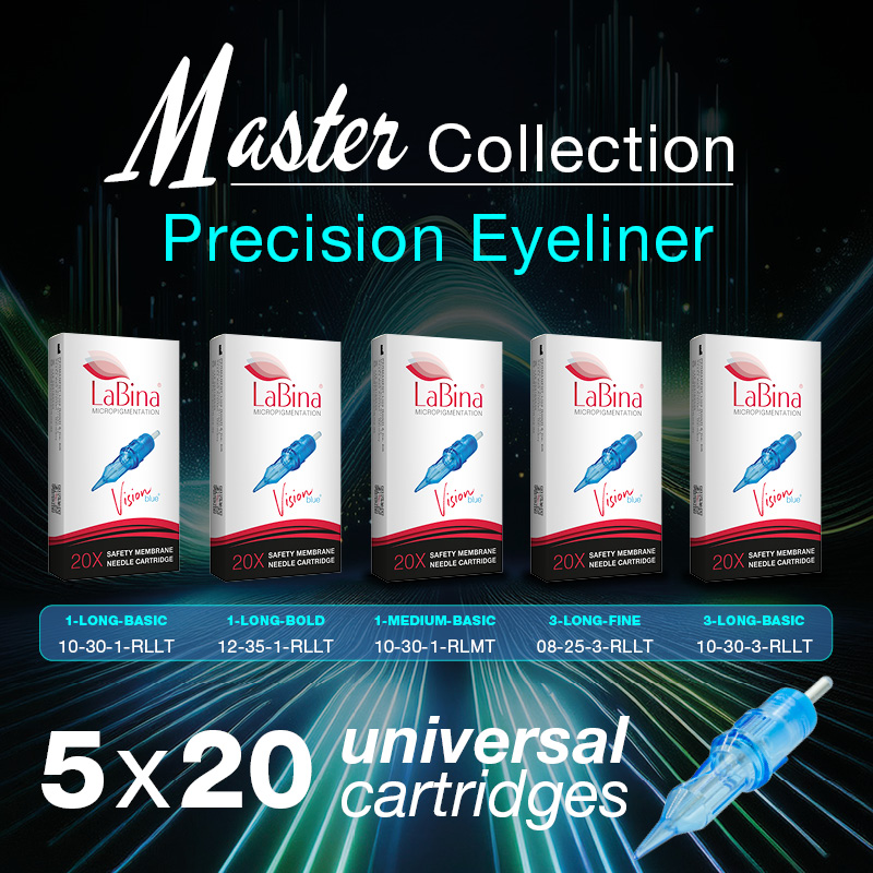 Precision Needles for Eyeliner – Vision blue Master-Collection