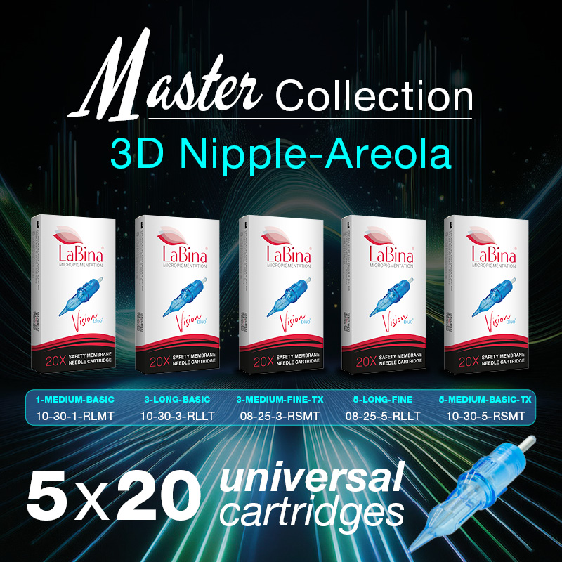 Needles for Areolas - Vision blue Master-Collection