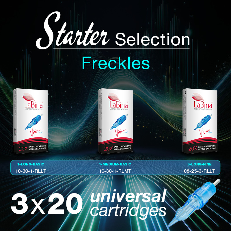 Needles for Freckles – Vision blue Starter-Selection