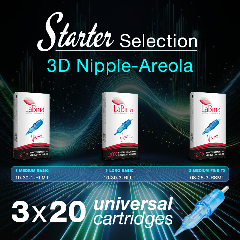 Needles for Areolas – Vision blue Starter-Selection